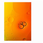 Wallpaper Liquid Bubbles Macro Orange Bright Large Garden Flag (Two Sides) Front