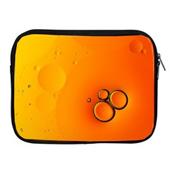 Wallpaper Liquid Bubbles Macro Orange Bright Apple Ipad 2/3/4 Zipper Cases by artworkshop