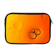 Wallpaper Liquid Bubbles Macro Orange Bright Apple Macbook Pro 17  Zipper Case