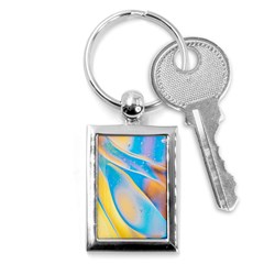 Water And Sunflower Oil Key Chain (rectangle) by artworkshop