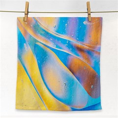 Water And Sunflower Oil Face Towel by artworkshop