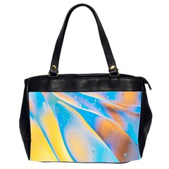 Water And Sunflower Oil Oversize Office Handbag (2 Sides) by artworkshop