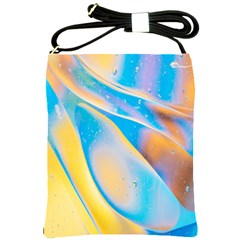 Water And Sunflower Oil Shoulder Sling Bag by artworkshop