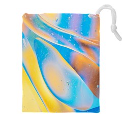 Water And Sunflower Oil Drawstring Pouch (5xl) by artworkshop