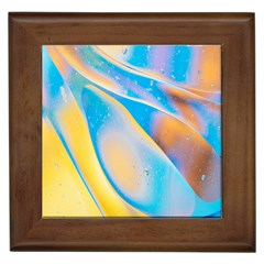 Water And Sunflower Oil Framed Tile by artworkshop