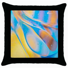 Water And Sunflower Oil Throw Pillow Case (black) by artworkshop