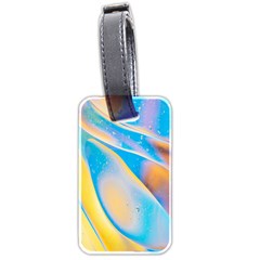 Water And Sunflower Oil Luggage Tag (two Sides) by artworkshop