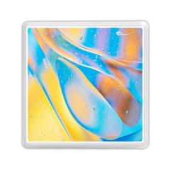 Water And Sunflower Oil Memory Card Reader (square) by artworkshop