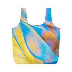 Water And Sunflower Oil Full Print Recycle Bag (m) by artworkshop