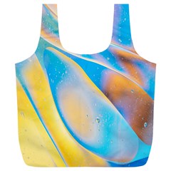 Water And Sunflower Oil Full Print Recycle Bag (xl) by artworkshop