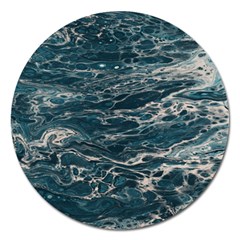 Water Sea Magnet 5  (round) by artworkshop