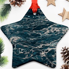 Water Sea Star Ornament (two Sides) by artworkshop