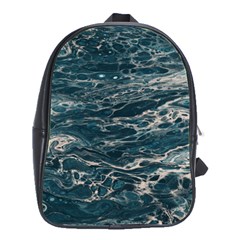 Water Sea School Bag (large) by artworkshop