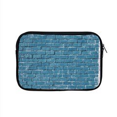 White And Blue Brick Wall Apple Macbook Pro 15  Zipper Case by artworkshop