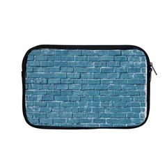 White And Blue Brick Wall Apple Macbook Pro 13  Zipper Case by artworkshop