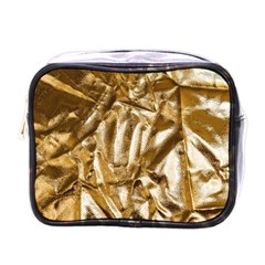 Gold Crush  Mini Toiletries Bag (one Side) by PollyParadiseBoutique7