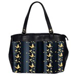 Golden Butterflies  Oversize Office Handbag (2 Sides) Front