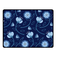 Flower One Side Fleece Blanket (small) by zappwaits