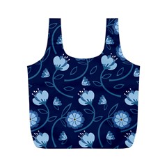 Flower Full Print Recycle Bag (m) by zappwaits