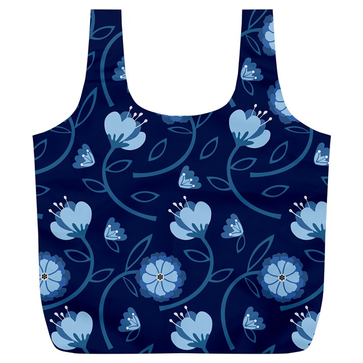 Flower Full Print Recycle Bag (XL)