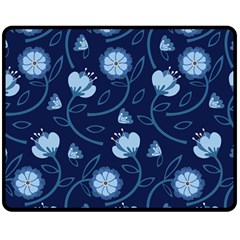 Flower Fleece Blanket (medium) by zappwaits