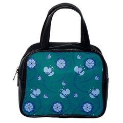 Floral-seamless-pattern Classic Handbag (One Side)