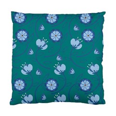 Floral-seamless-pattern Standard Cushion Case (One Side)