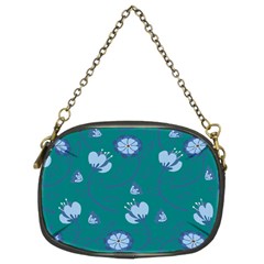 Floral-seamless-pattern Chain Purse (Two Sides)