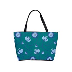 Floral-seamless-pattern Classic Shoulder Handbag