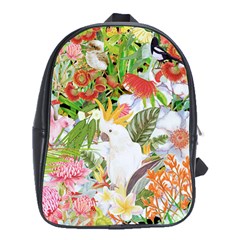 Birds of Paradise Australia  School Bag (XL)