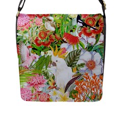 Birds of Paradise Australia  Flap Closure Messenger Bag (L)