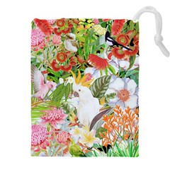 Birds of Paradise Australia  Drawstring Pouch (5XL)