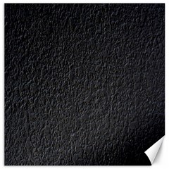 Black Wall Texture Canvas 12  X 12  by artworkshop