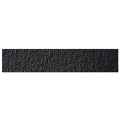 Black Wall Texture Small Premium Plush Fleece Scarf by artworkshop