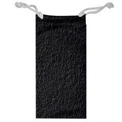 Black Wall Texture Jewelry Bag by artworkshop