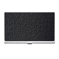 Black Wall Texture Business Card Holder by artworkshop