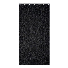 Black Wall Texture Shower Curtain 36  X 72  (stall)  by artworkshop