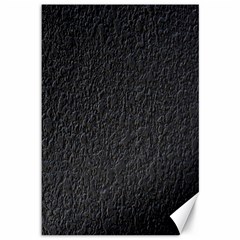 Black Wall Texture Canvas 12  X 18  by artworkshop