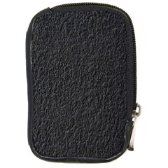 Black Wall Texture Compact Camera Leather Case by artworkshop