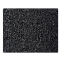 Black Wall Texture Premium Plush Fleece Blanket (large) by artworkshop