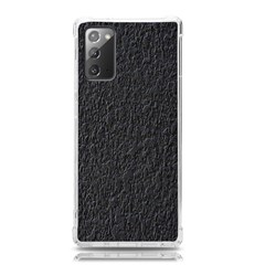 Black Wall Texture Samsung Galaxy Note 20 Tpu Uv Case by artworkshop