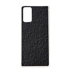 Black Wall Texture Samsung Galaxy Note 20 Tpu Uv Case by artworkshop