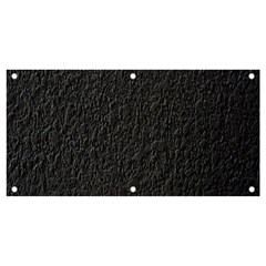 Black Wall Texture Banner And Sign 4  X 2  by artworkshop