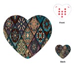 Flower Texture Playing Cards Single Design (Heart) Front