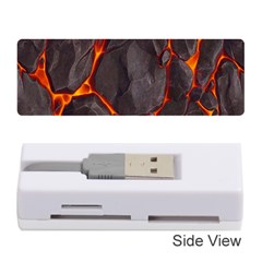 Lava Volcanic Rock Texture Memory Card Reader (stick) by artworkshop