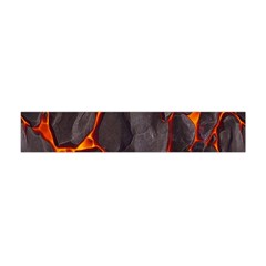 Lava Volcanic Rock Texture Premium Plush Fleece Scarf (mini) by artworkshop