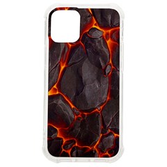 Lava Volcanic Rock Texture Iphone 12 Mini Tpu Uv Print Case	 by artworkshop