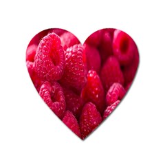 Raspberries Heart Magnet by artworkshop