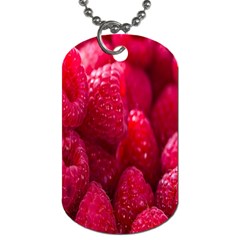 Raspberries Dog Tag (one Side) by artworkshop