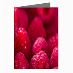 Raspberries Greeting Cards (pkg Of 8) by artworkshop